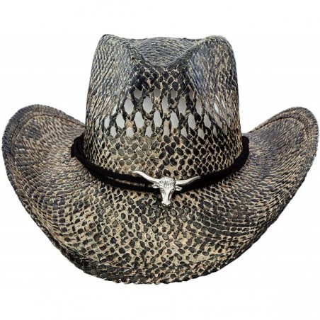 Men Women S Woven Straw Cowboy Cowgirl Hat Western Outback W Wide