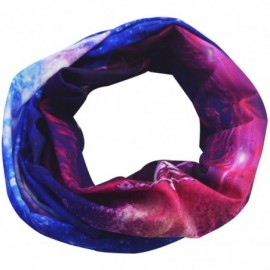 Balaclavas Seamless Bandana Rave Face Mask Women Men for Dust Wind Sun Protection - Starry Sky Blue Pink - C2198EAEW6O $10.21