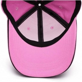 Baseball Caps Unisex Man Baseball Hat Hip Hop Adjustable Mesh Captain-Peterbilt-tiucks-Flat Cap - Pink-1 - CB18AHC2L4L $16.40