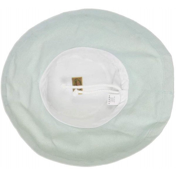 Women's Cotton Hat with Inner Drawstring and Upf 50+ Rating - Aqua ...