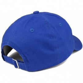 Baseball Caps Oregon Embroidered 100% Cotton Adjustable Cap Dad Hat - Royal - CQ18SR3WOEZ $13.53