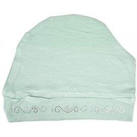 Skullies & Beanies Womens Soft Sleep Cap Comfy Cancer Hat with Rhinestone Swirly Chain Applique - Mint - C0189STLQZD $22.93