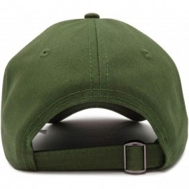 Baseball Caps Initial Hat Letter B Womens Baseball Cap Monogram Cursive Embroidered - Olive - C018TTNICTL $13.53