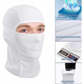 Balaclavas Balaclava Face Mask UV Protection Windproof Sun Hood for Men Women - White - CO1924DWHAW $10.84