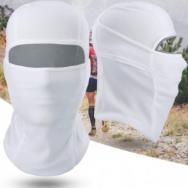 Balaclavas Balaclava Face Mask UV Protection Windproof Sun Hood for Men Women - White - CO1924DWHAW $10.84