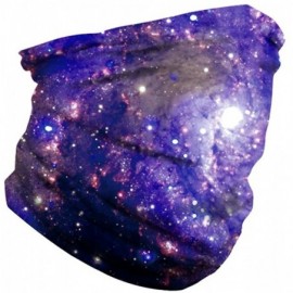 Balaclavas Headband for Women Men Bandana Head Wrap Scarf Neck Warmer Headwear Balaclava for Sports - Purple Galaxy - CL197NH...