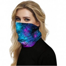 Balaclavas Seamless Rave Bandana- Unisex Seamless Face Mask Tube Neck Gaiter Balaclava Headwear for Women and Men - Galaxy B ...