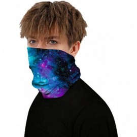 Balaclavas Seamless Rave Bandana- Unisex Seamless Face Mask Tube Neck Gaiter Balaclava Headwear for Women and Men - Galaxy B ...