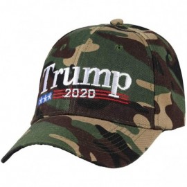 Baseball Caps Wholesale 12-Pack Baseball Cap Donald Trump Keep American Great Again - Trump 2020 Camouflage - CF18AOEZ8YA $39.23