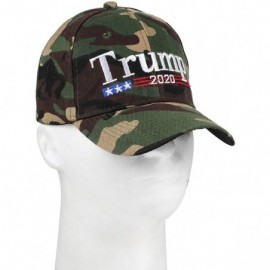 Baseball Caps Wholesale 12-Pack Baseball Cap Donald Trump Keep American Great Again - Trump 2020 Camouflage - CF18AOEZ8YA $39.23