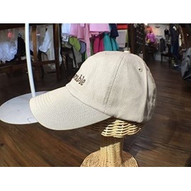 Baseball Caps The Original SVS tan hat with Brown Thread for Deplorable Trump Supporters to wear. - CQ17Z2QZDRT $18.33