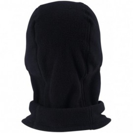 Balaclavas Balaclava Full Face Ski Mask Tactical Balaclava Hood Winter Hats Gear - Heavyweight Fleece-black - CK1935OLKIZ $14.02