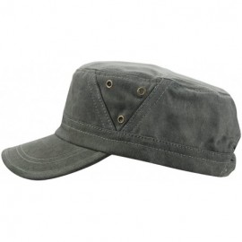 Baseball Caps Mens Cotton Baseball Twill Army Millitary Corps Running Sun Hat Cap Visor Hats - Army - CS12EKZTL6L $7.96