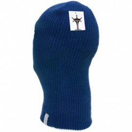 Balaclavas Face Ski Mask 1 Hole - Navy - CS111HQTPW7 $8.47