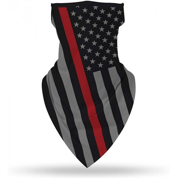 Balaclavas Face Bandana Neck Gaiters Balaclava for Dust Wind Motorcycle - National Flag-black--red-b - C7198CT6D7Z $8.79