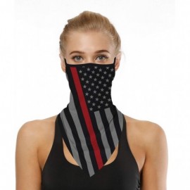 Balaclavas Face Bandana Neck Gaiters Balaclava for Dust Wind Motorcycle - National Flag-black--red-b - C7198CT6D7Z $8.79