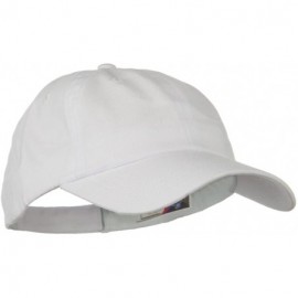 Baseball Caps Solid Brushed Cotton Twill Low Profile Cap - White - White - C511918D4M5 $8.03