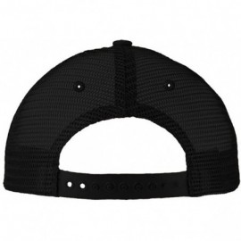 Baseball Caps Poker Cards Game Embroidery Low Crown Mesh Golf Snapback Hat Cap - Black - CE180GDLUTR $19.51