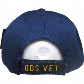 Baseball Caps Desert Storm Veteran Ribbons with Medal Mens Cap - Navy Blue - CZ1999DTDDM $19.82