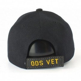 Baseball Caps Desert Storm Veteran Ribbons with Medal Mens Cap - Navy Blue - CZ1999DTDDM $19.82