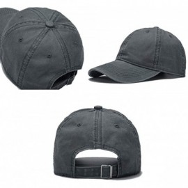 Baseball Caps Women's&Men's Pocket Design Adjustable Washed Baseball Cap Unisex Hats - Deep Heather - CD193UR0YM8 $21.43