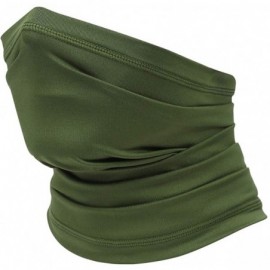 Balaclavas Summer Neck Gaiter Scarf- Cooling Cycling Mask- Breathable Fishing Mask Face Bandana - Army Green - CF198OLKIOA $8.84