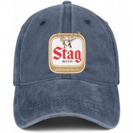 Baseball Caps Stag Beer Logo Womens Washed Baseball Military - Stag Beer Logo-4 - C918X5DOKS2 $17.48