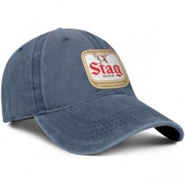 Baseball Caps Stag Beer Logo Womens Washed Baseball Military - Stag Beer Logo-4 - C918X5DOKS2 $17.48