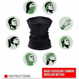 Balaclavas Face Scarf Bandana Ear Loops Face Rave Balaclava Neck Gaiters Motorcycle Mask Headwear Men Women - CJ198H29EE2 $19.43