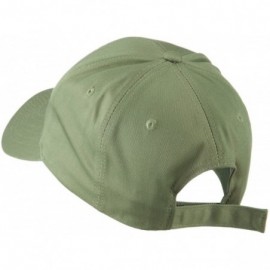 Baseball Caps Fly Fishing Man Outline Embroidered Cap - Olive - CU11GI714A5 $18.82