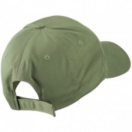 Baseball Caps Fly Fishing Man Outline Embroidered Cap - Olive - CU11GI714A5 $18.82