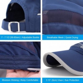 Baseball Caps Running Cap Water Repellent Sport Hat for Men (7-7 1/2) - Original Version Navy - CV18EMHCWI3 $10.50