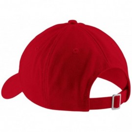 Baseball Caps Lime Half Slice Embroidered Cap Premium Cotton Dad Hat - Red - CU1822DZ69S $17.88