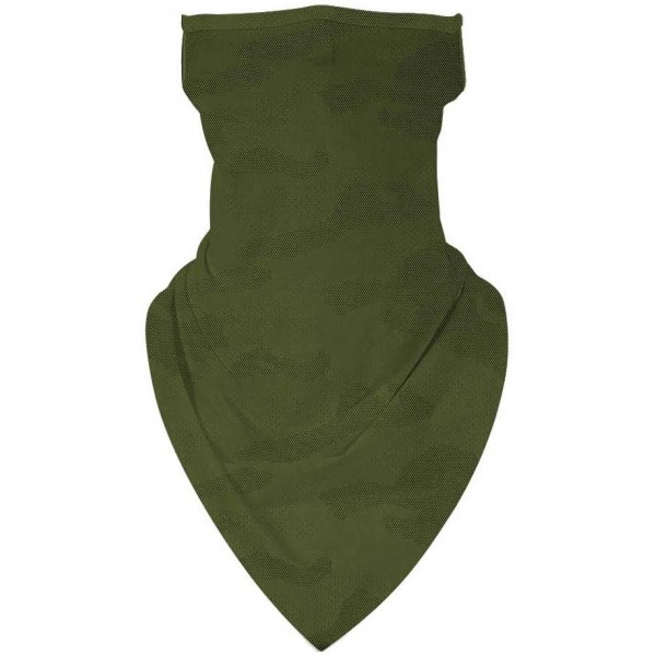 Balaclavas Seamless Triangle Bandana Motorcycle - Army Green - CP198XX4QEQ $12.33