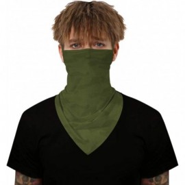 Balaclavas Seamless Triangle Bandana Motorcycle - Army Green - CP198XX4QEQ $12.33