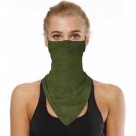 Balaclavas Seamless Triangle Bandana Motorcycle - Army Green - CP198XX4QEQ $12.33