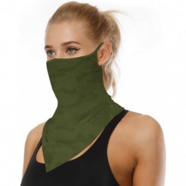 Balaclavas Seamless Triangle Bandana Motorcycle - Army Green - CP198XX4QEQ $12.33