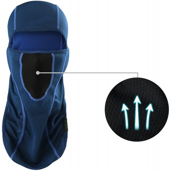 Balaclavas Balaclava - Sun Protection Mask Windproof- Breathable Summer Full Face Cover for Cycling- Hiking- Motorcycle - C61...