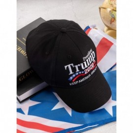 Baseball Caps Trump Hat for Men 2020 Trump Cap for Donald Trump America Campaign Embroidery Hats (Color 4) - CQ18WID0LK7 $10.43