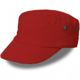 Baseball Caps Hat for Men Anti UV Sunburn Lightweight Breathable Cap - Red - CV18GGHMXSD $8.69