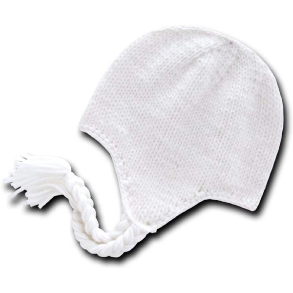 Skullies & Beanies Solid Peruvian Beanies - White - CP117C111HN $13.05