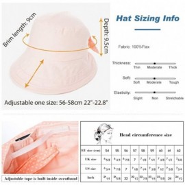 Sun Hats Packable Sun Bucket Hats for Women with String Beach SPF Protection Bonnie Gardening 55-59cm - Gray_89009 - CE18CYTU...