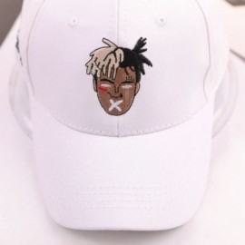 Baseball Caps Detroital Unisex Xxxtentacion Rapper Hat Adjustable Baseball Cap Dad Hat(White) - CU18GQE77ZI $33.26