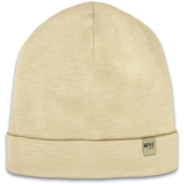 Skullies & Beanies Ridge Cuff Wool Beanie - Natural Cream - CN187QH8UYE $17.23