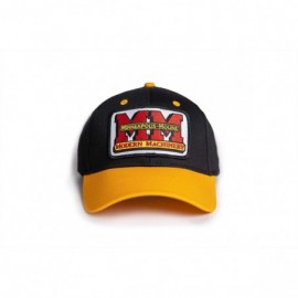 Baseball Caps Minneapolis Moline Tractor Logo Hat- Gold and Black - CI18HSG5SGO $15.30