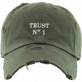 Baseball Caps Dad Hat Trust No One Hustle Savage Vibe Baseball Cap Adjustable Cotton Vintage - (6.2) Olive Trust No1 Vintage ...
