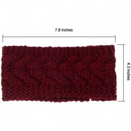 Cold Weather Headbands Headbands Braided Headband Crochet - CS188N3UOI8 $12.94