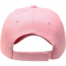 Baseball Caps 2pcs Baseball Cap for Men Women Adjustable Size Perfect for Outdoor Activities - Black/Pink - CO195D706X2 $11.37