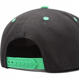 Baseball Caps Maverick Bird Logo Black Cap Hat One Size Snapback - 0logan Sun Conure-16 - CZ18LT64OO6 $19.55