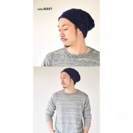 Skullies & Beanies Mens Summer Cotton Beanie Hat - Slouchy Womens Cooling Light Weight Japan Cap - Brown - CG12E2F5YWT $18.12